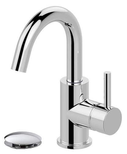 Caral draaibare wastafelkraan met waste chroom