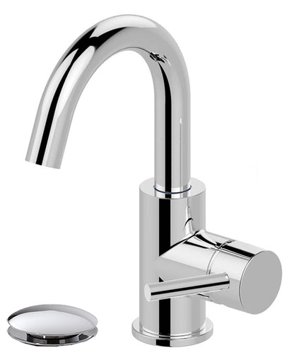 Caral draaibare wastafelkraan met waste chroom 8718858074310