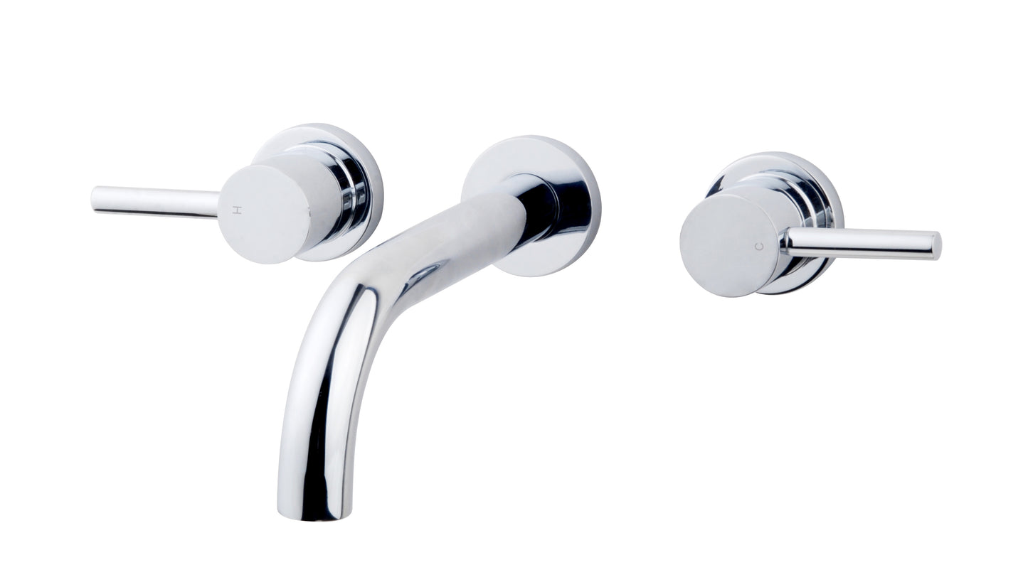 Caral inbouw 2-knops wastafelkraan compleet chroom