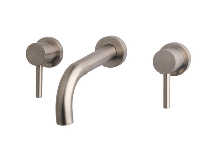 Caral inbouw 2-knops wastafelkraan compleet RVS (look)