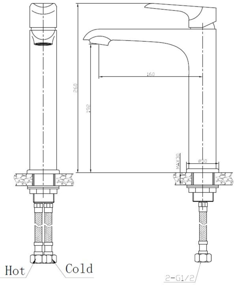 Tarma XL wastafelkraan chroom 8718858074952