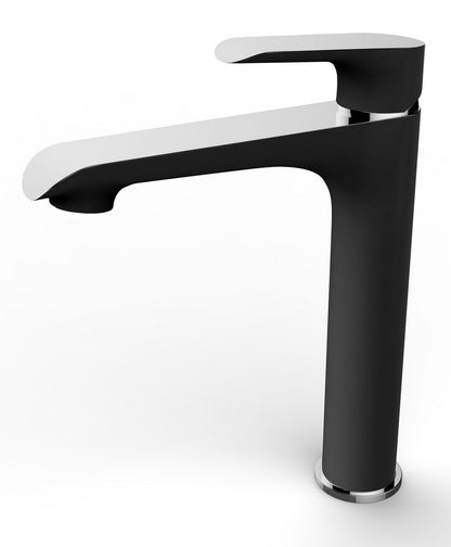 Tarma XL wastafelkraan zwart/chroom