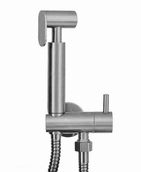 304 bidetset met handdouche en doucheslang geborsteld RVS