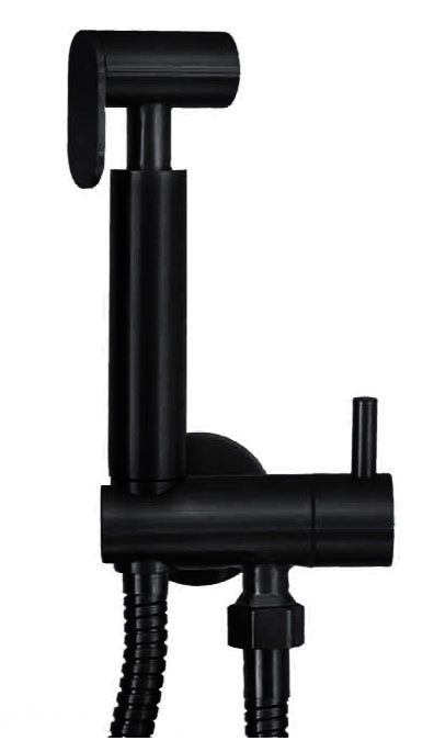 Caral bidet handdoucheset zwart