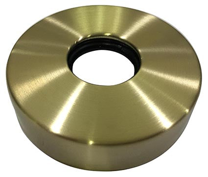 UniMatch rozet voor douchearm met plafondbevestiging geborsteld messing PVD