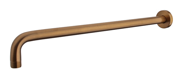 UniMatch douchearm met muurbevestiging 45 cm geborsteld brons koper PVD