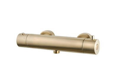 Caral cool touch thermostatische douchemengkraan 15 cm messing