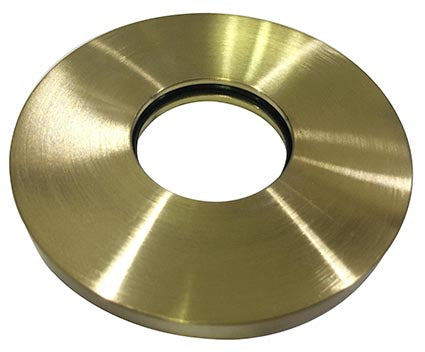 Caral rozet uitloop eenhendel wastafelkraan 65 mm geborsteld messing PVD