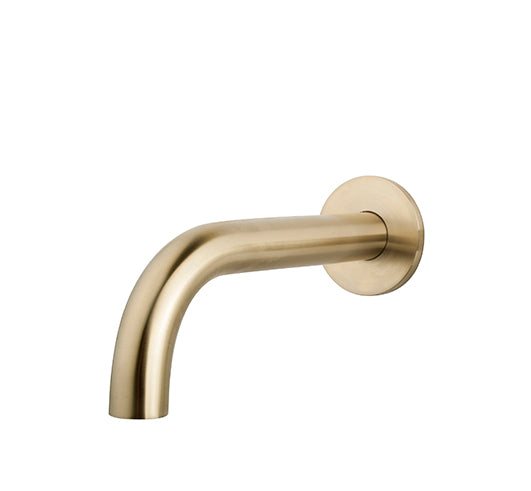 Wiesbaden inbouw-uitloop rond 20cm 1/2'' geborsteld messing