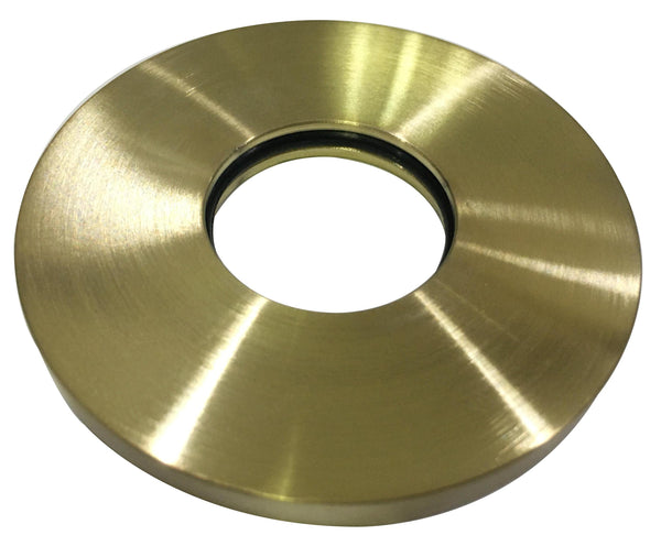 Caral rozet uitloop eenhendel wastafelkraan 75 mm geborsteld messing PVD