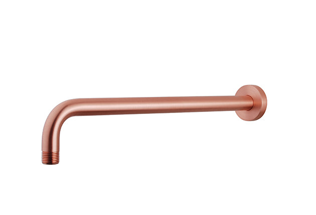 Caral douchearm 45 cm koper