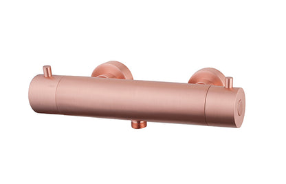 Caral cool touch thermostatische douchemengkraan 15 cm koper