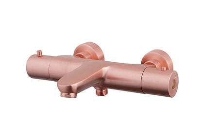 Caral thermostatische badmengkraan 15 cm koper