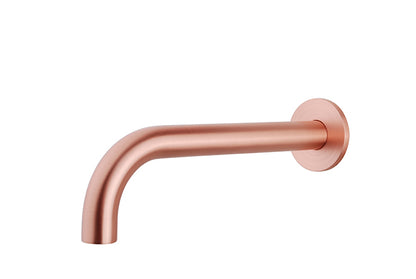 Caral inbouw baduitloop 25 cm koper