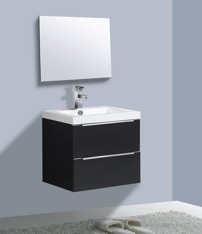 Badmeubel Senza Trend 60 Hoogglans Antraciet