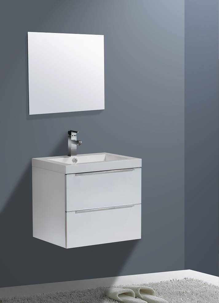 Badmeubel Senza Trend 60 Hoogglans Wit