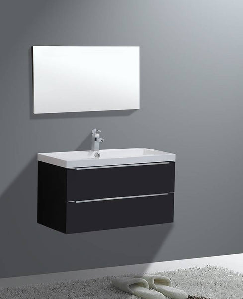 Badmeubel Senza Trend 80 Hoogglans Antraciet