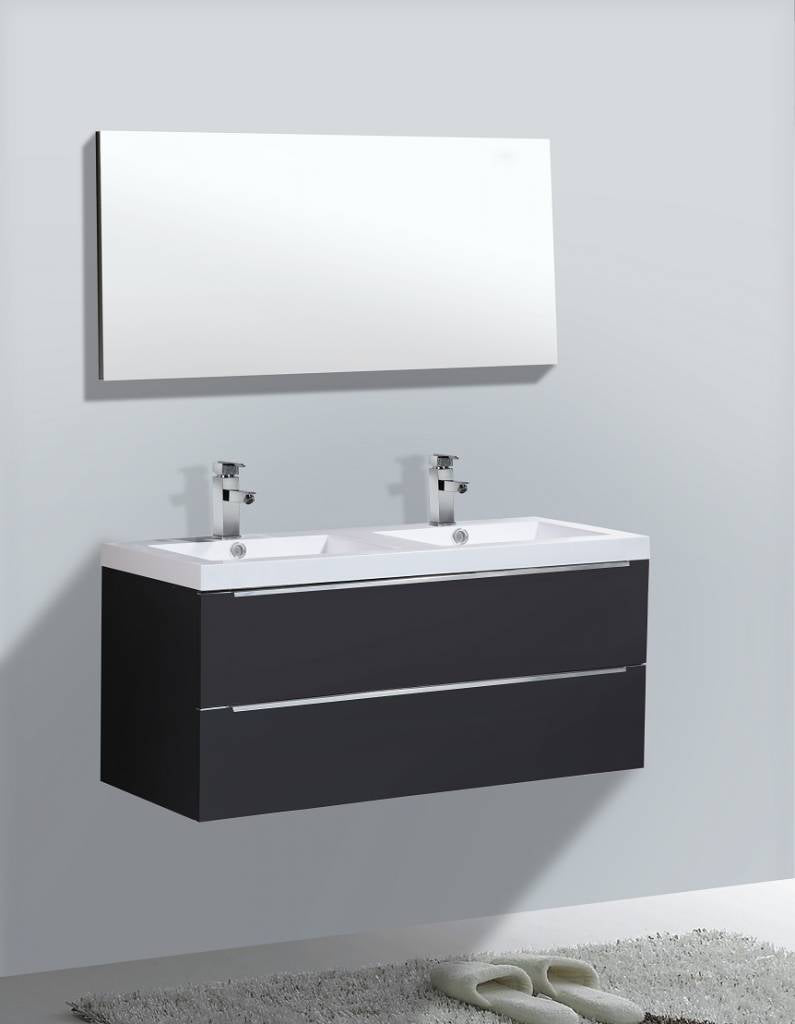 Badmeubel Senza Trend 120 Hoogglans Antraciet