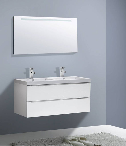 Badmeubel Senza Trend 120 Hoogglans Wit