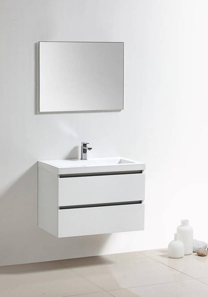 Badmeubel Trend Senza 80 Hoogglans Wit