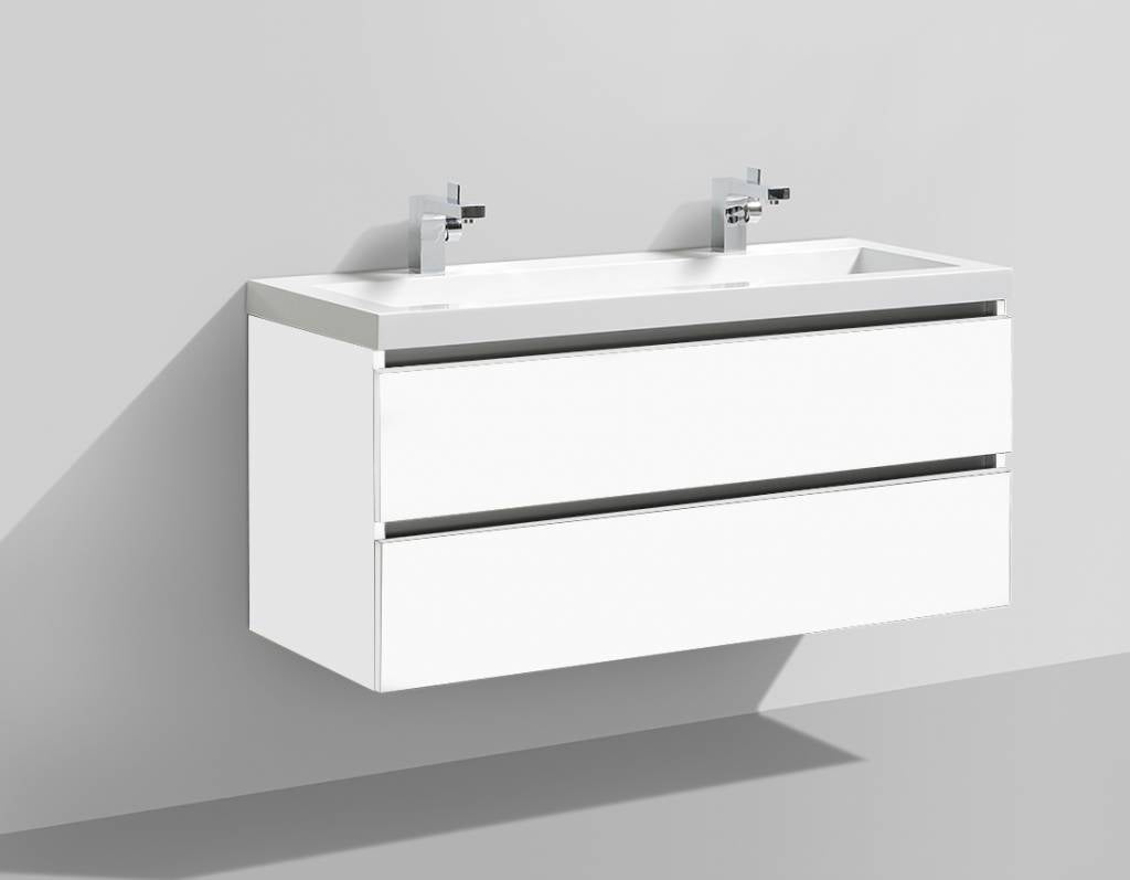 Badmeubel Trend Senza 120 Hoogglans Wit