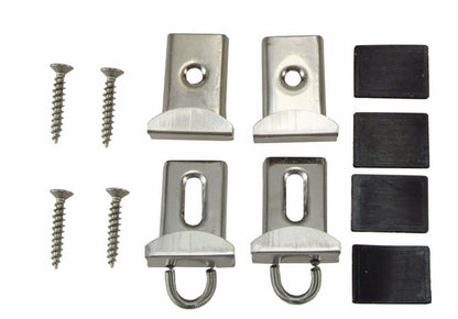 Basic spiegelklemmen set chroom