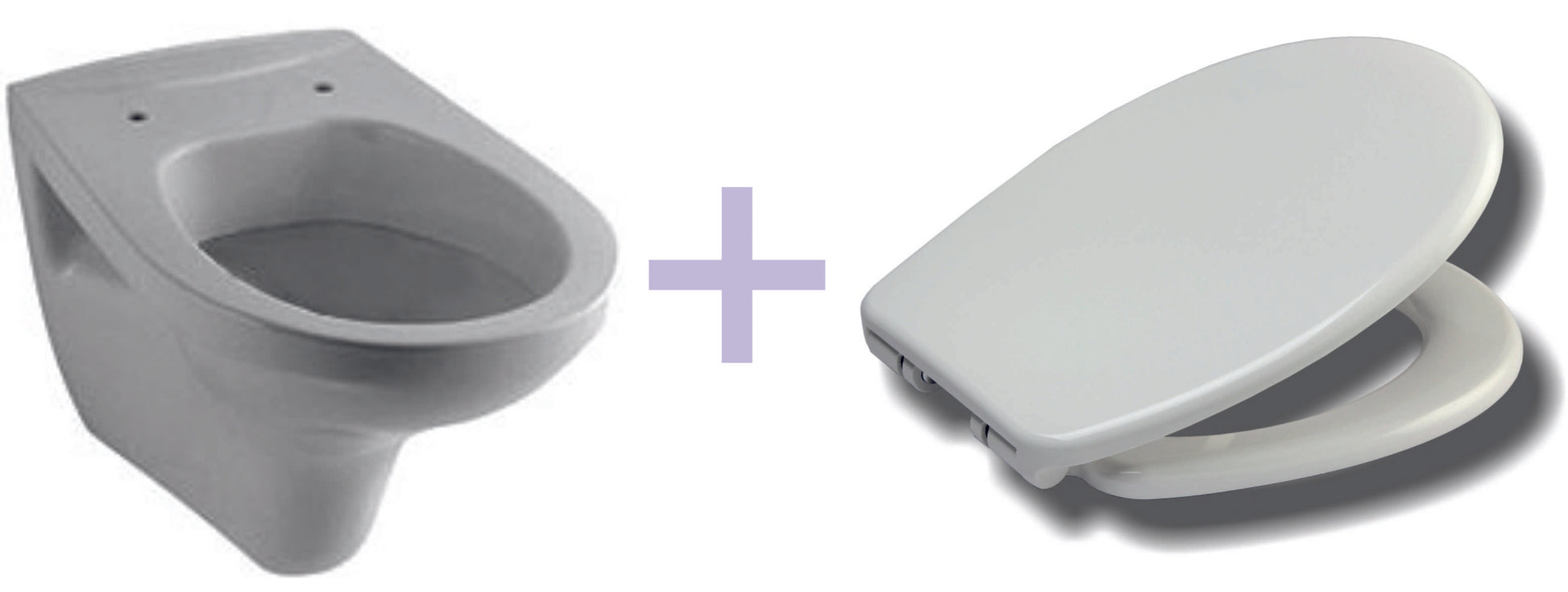 Sphinx wancloset 52 cm met Ultimo Soft-Close zitting wit