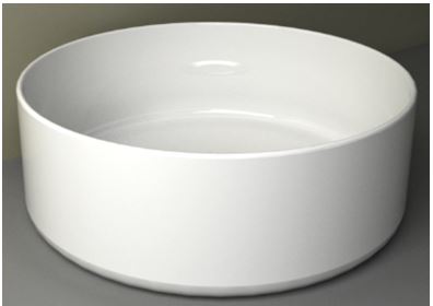 Link opzetwastafel 40 cm wit