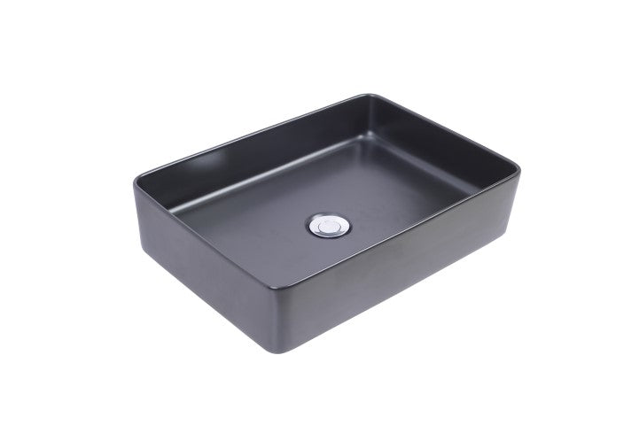 Link opzetwastafel 50 x 35 cm zwart 8719323038660