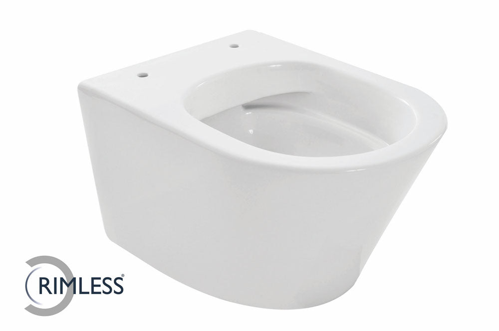 Vesta compact Rimless wandcloset 47 cm zonder zitting wit