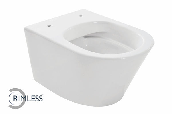 Wiesbaden Vesta rimless wandcloset 52cm zonder zitt. wit