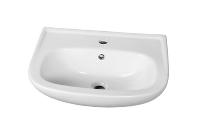 Trevi wastafel 56 x 45 cm wit