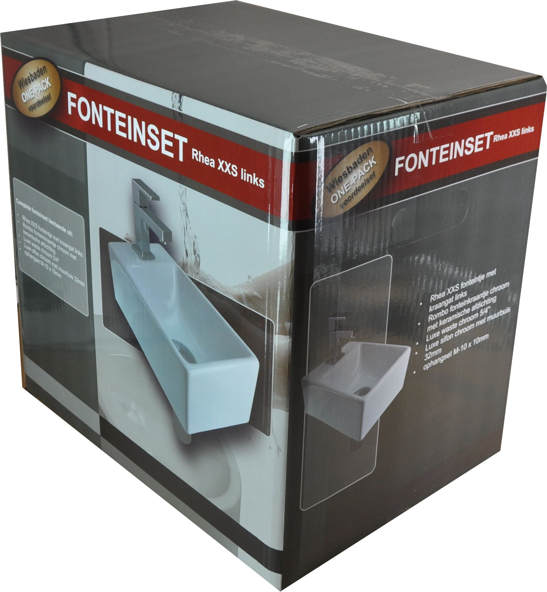 Rhea XXS fonteinset compleet type 1 links