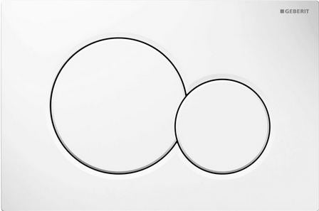 Geberit Sigma 01 drukplaat wit