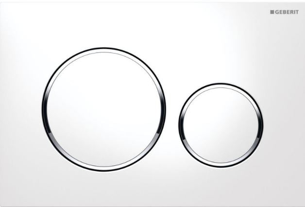 Geberit Sigma 20 drukplaat wit