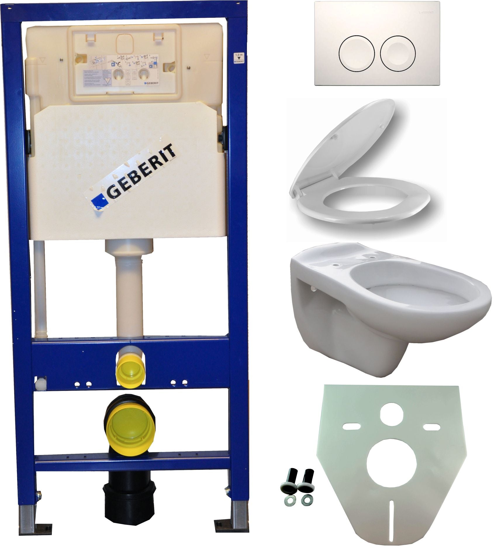 Geberit Duofix UP 100 complete closetset type 5