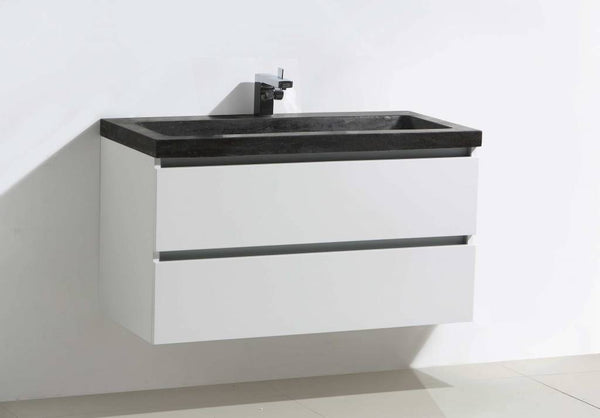 Badmeubel Trend Stone 100 Hoogglans Wit