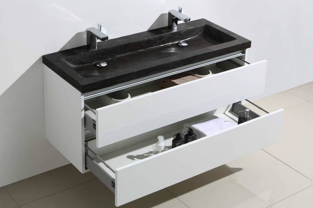 Badmeubel Trend Stone 120 Hoogglans Wit