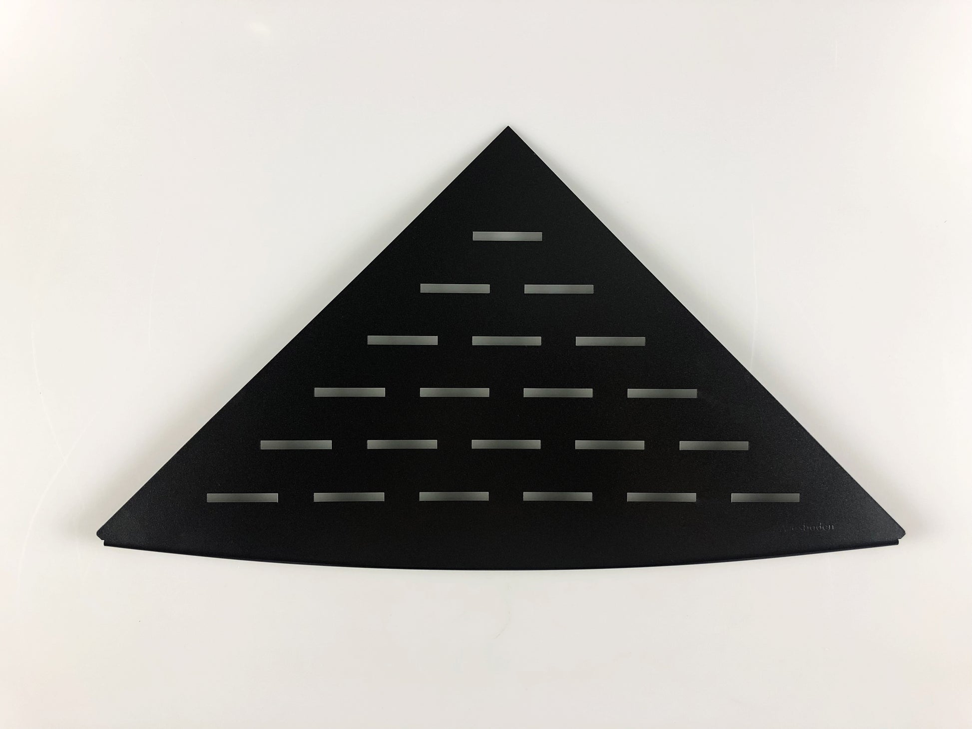 InWall hoekplanchet zwart 8719956084683