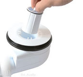 Turboflow douchebaksifon 90 mm chroom 3389700057956