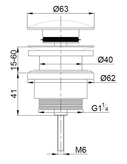 Wiesbaden luxe Clickwaste 5/4 laag model geborsteld staal
