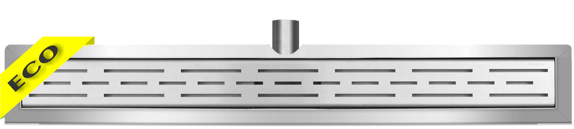 Eco douchegoot met muurflens 70 cm RVS