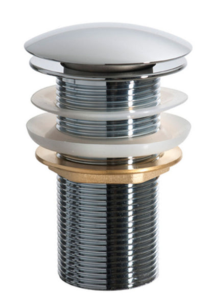 Wiesbaden luxe lange clickwaste 9cm 5/4'' chroom