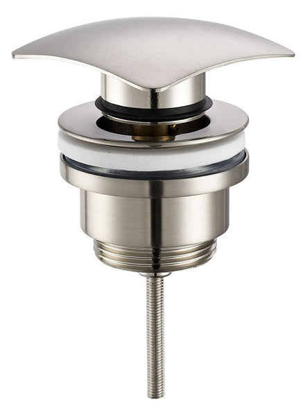 Wiesbaden luxe vierkante clickwaste 5/4'' geborsteld staal