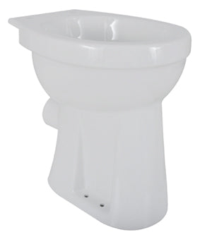 Wiesbaden staande verhoogde toiletpot +6 PK wit
