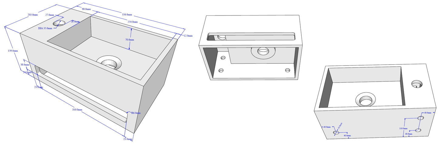 Julia fontein Solid Surface 35 x 20 x 16 cm beton (look) links 8719956081743