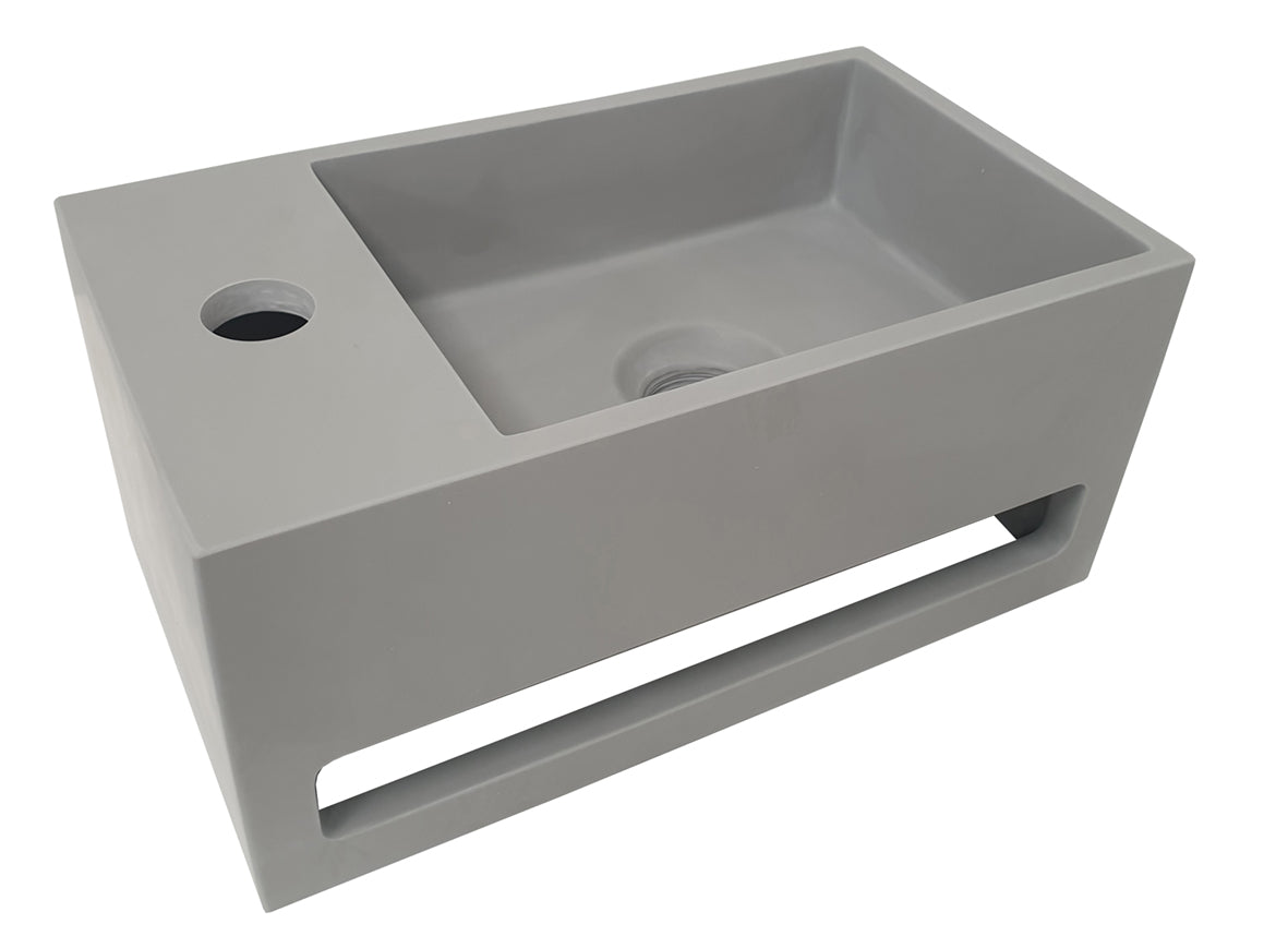 Julia fontein Solid Surface 35 x 20 x 16 cm beton (look) links