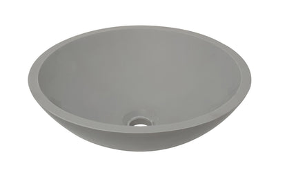Valerie opzetwastafel Solid Surface 43 cm beton (look)