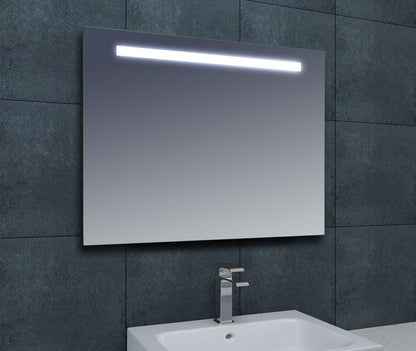 Line spiegel met LED verlichting 80 x 80 cm