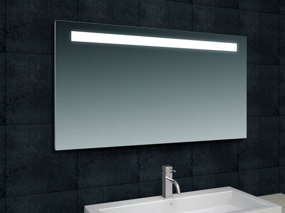 Line spiegel met LED verlichting 120 x 80 cm
